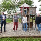 Bürgermeister Stefan Jenninger, Herr Fuchs, Frau Betz und Frau Pfister