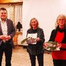 Bürgermeister Stefan Jenninger, Frau Ursula Pöschl und Frau Roswitha Palau